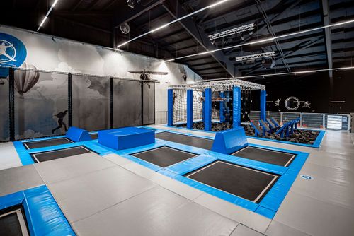 Trampolin Parcours